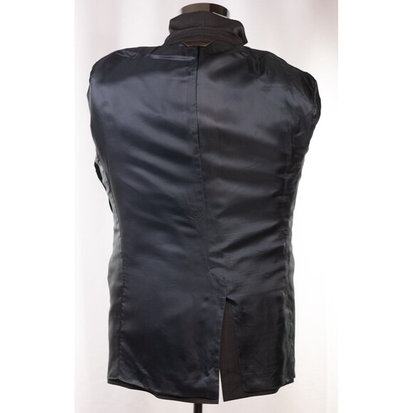 Lanificio A. Rodina Pronto Uomo brown Wool Plaid Blazer  Sz 40R Super 120s - Picture 10 of 15